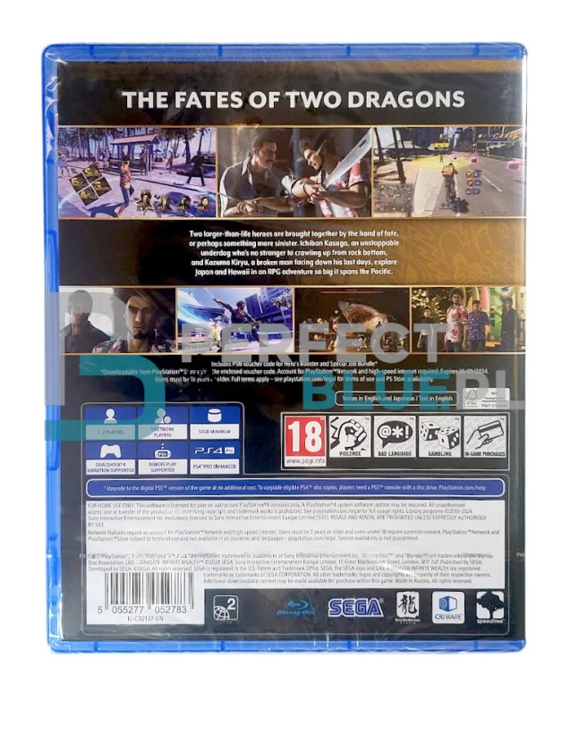 دیسک بازی Like a Dragon: Infinite Wealth مخصوص - (PS4) PlayStation 4 - استوک